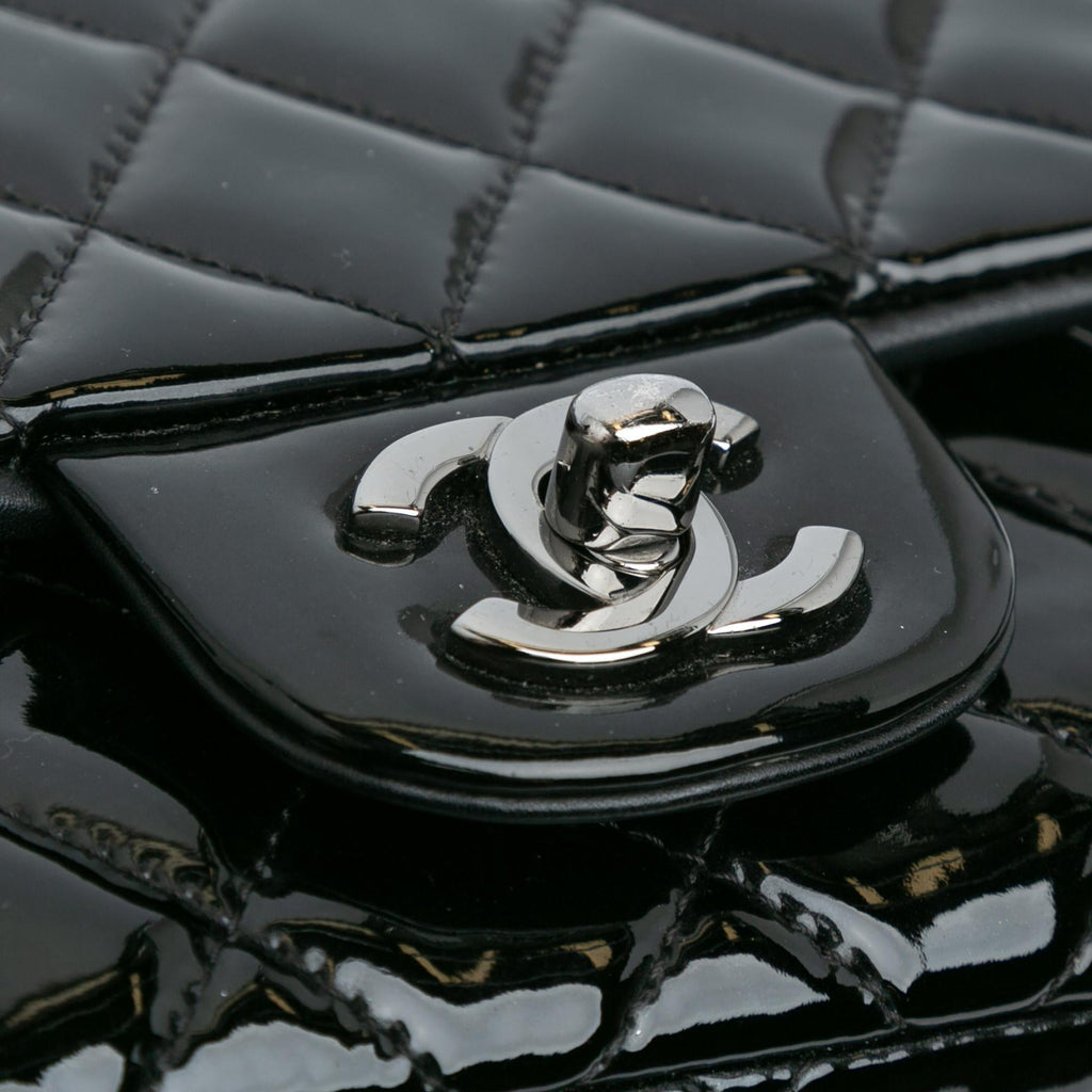 Chanel Mini Square Classic Patent Single Flap