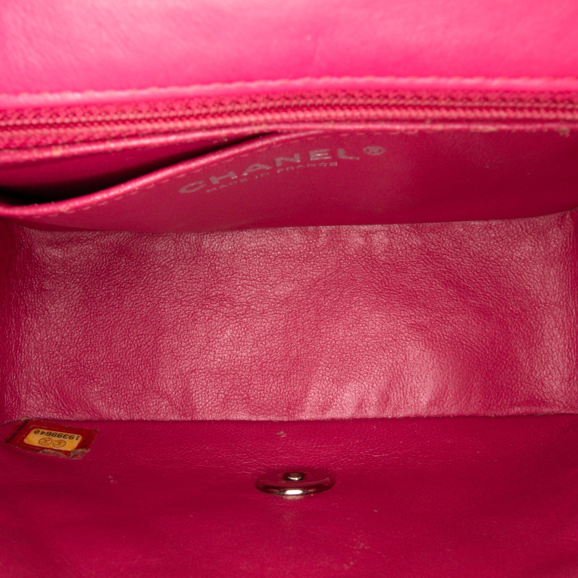 Chanel Mini Square Classic Patent Single Flap
