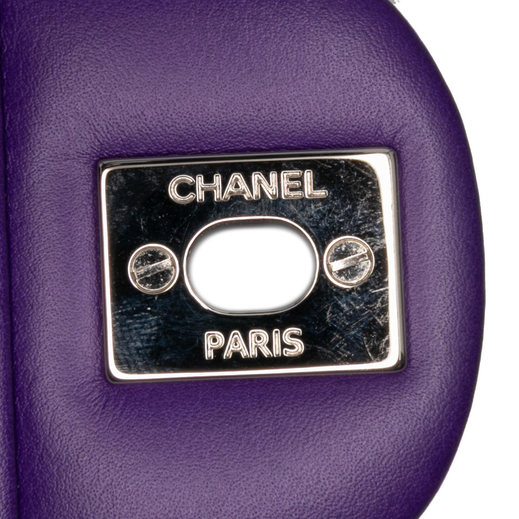 Chanel Mini Square Classic Patent Single Flap