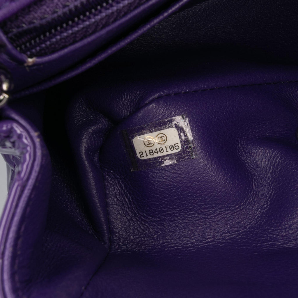 Chanel Mini Square Classic Patent Single Flap