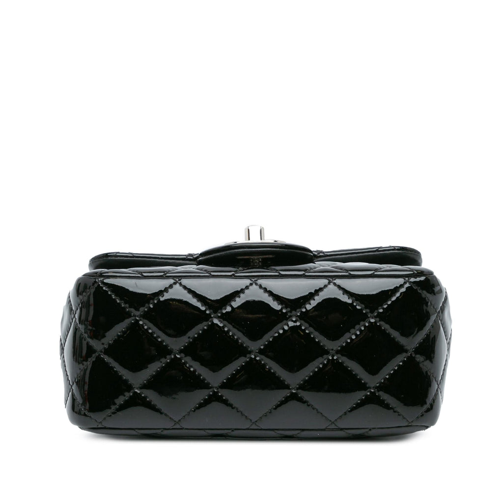 Chanel Mini Square Classic Patent Single Flap