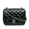 Chanel Mini Square Classic Patent Single Flap