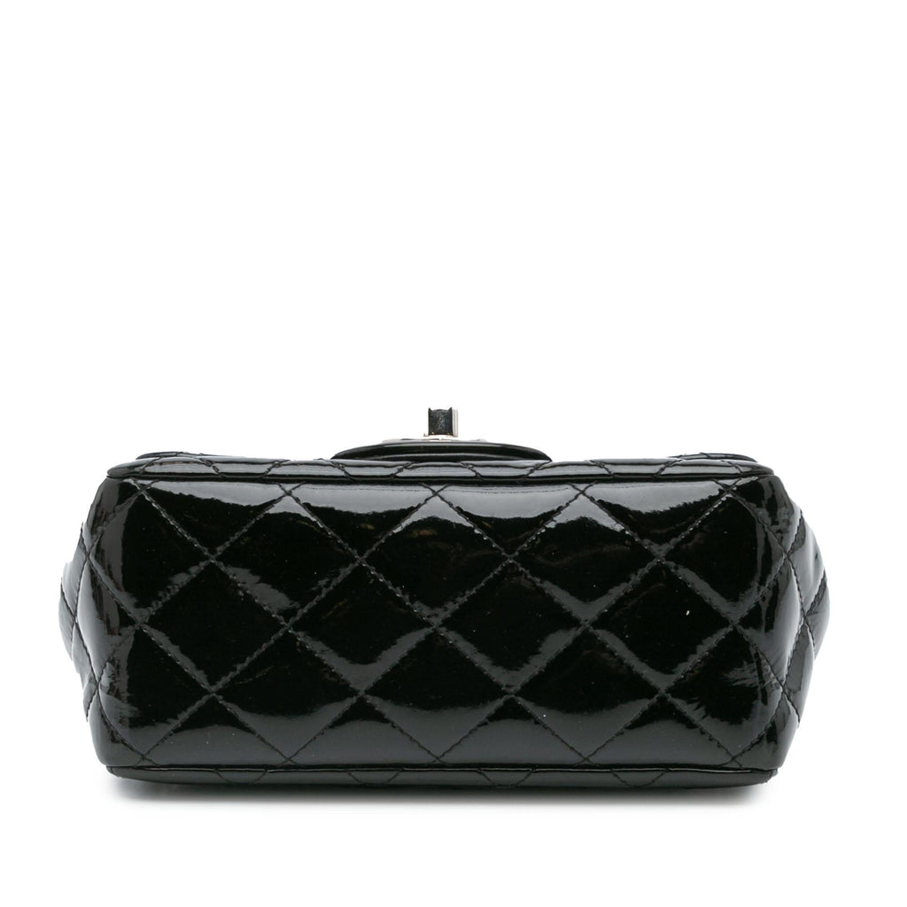 Chanel Mini Square Classic Patent Single Flap