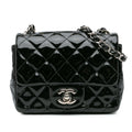 Chanel Mini Square Classic Patent Single Flap