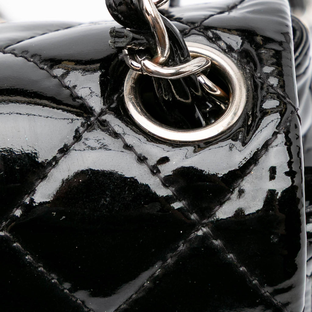 Chanel Mini Square Classic Patent Single Flap