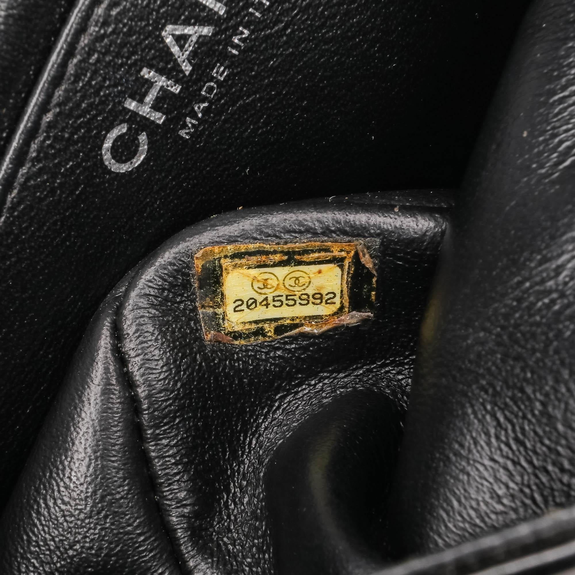 Chanel Mini Square Classic Patent Single Flap