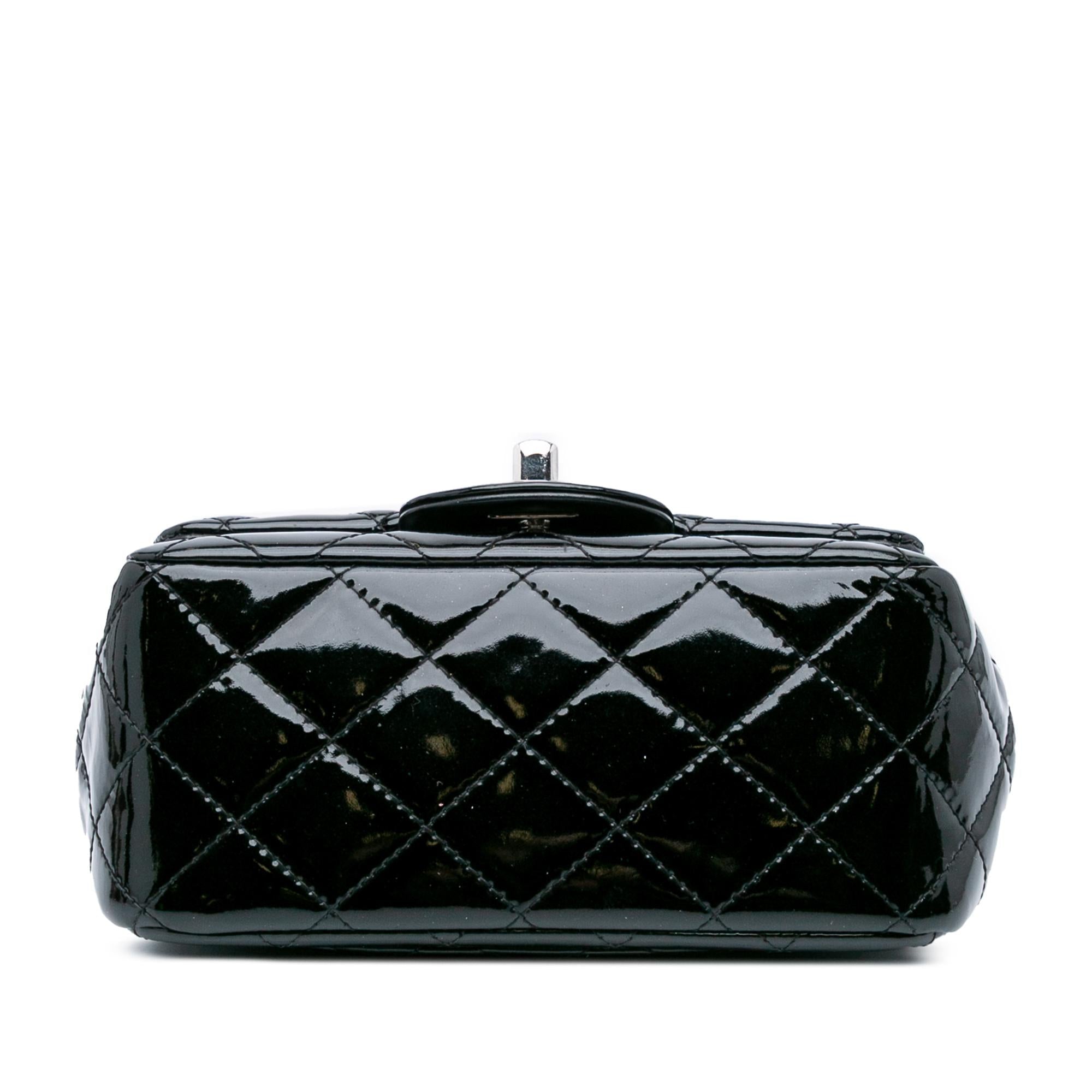 Chanel Mini Square Classic Patent Single Flap