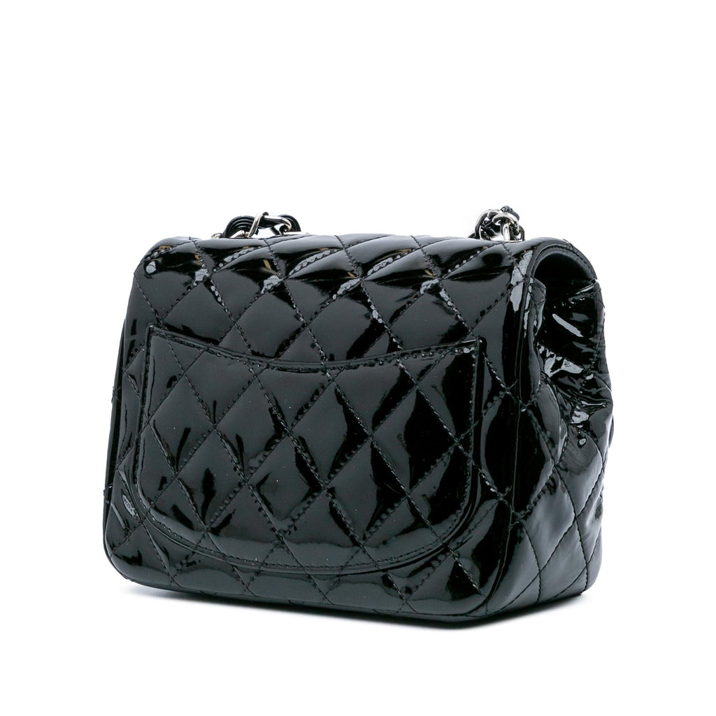 Chanel Mini Square Classic Patent Single Flap