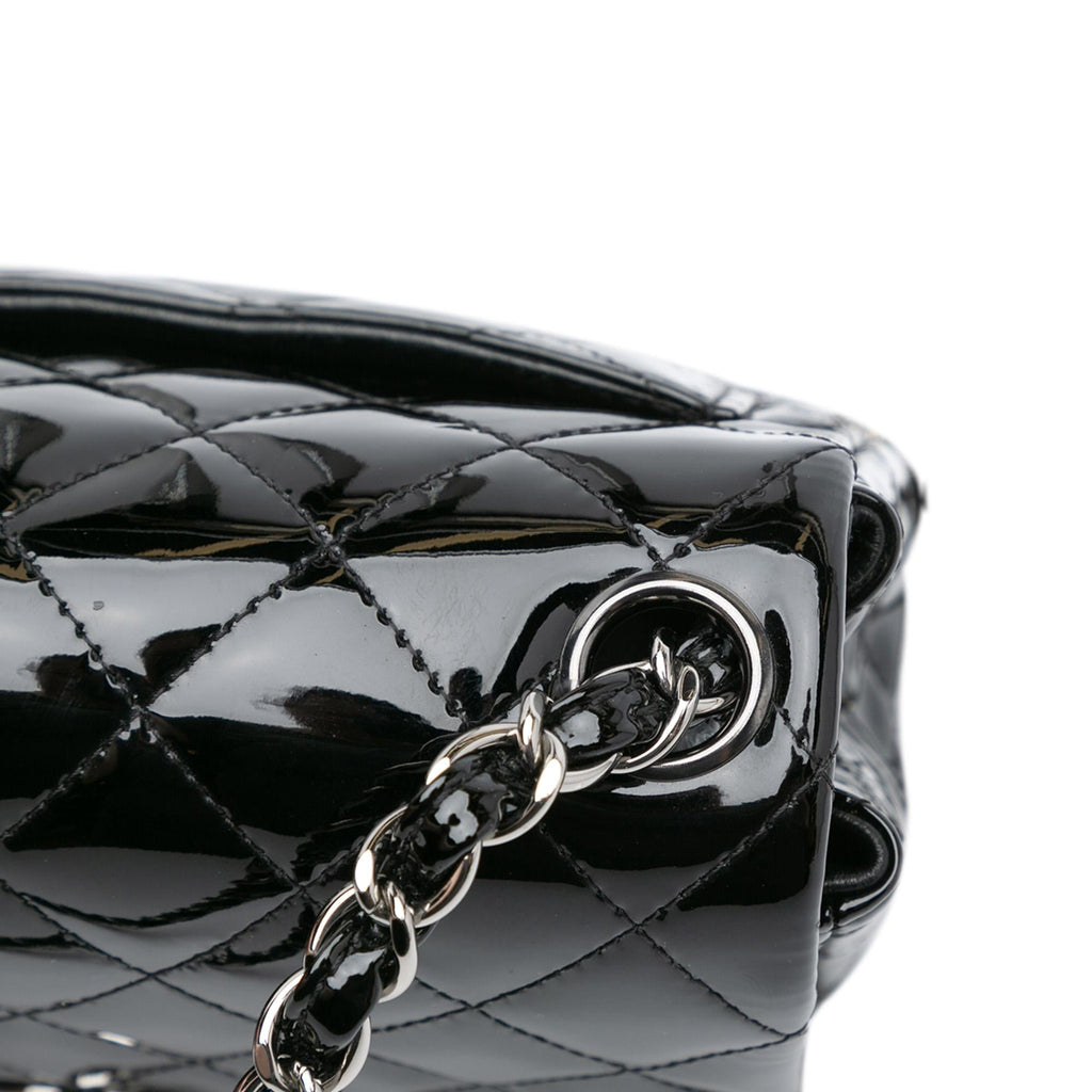 Chanel Mini Square Classic Patent Single Flap