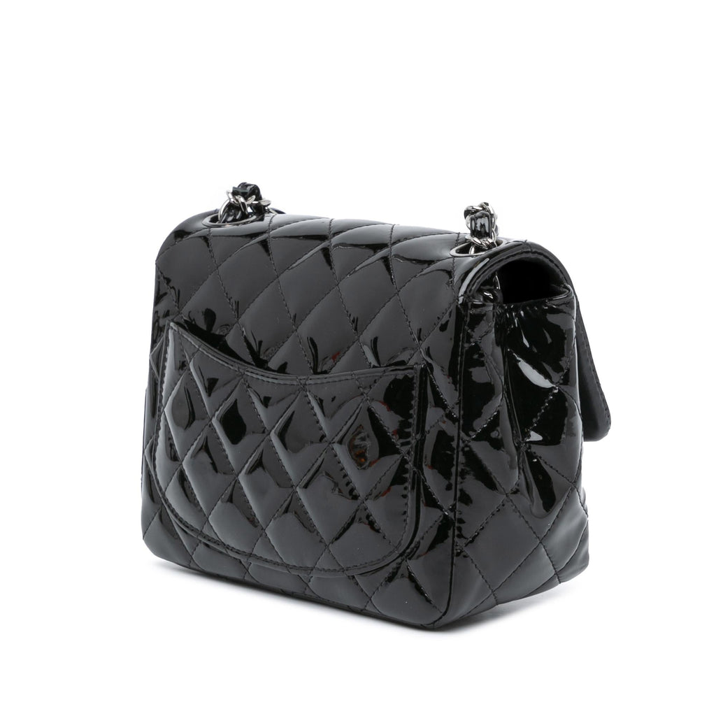 Chanel Mini Square Classic Patent Single Flap