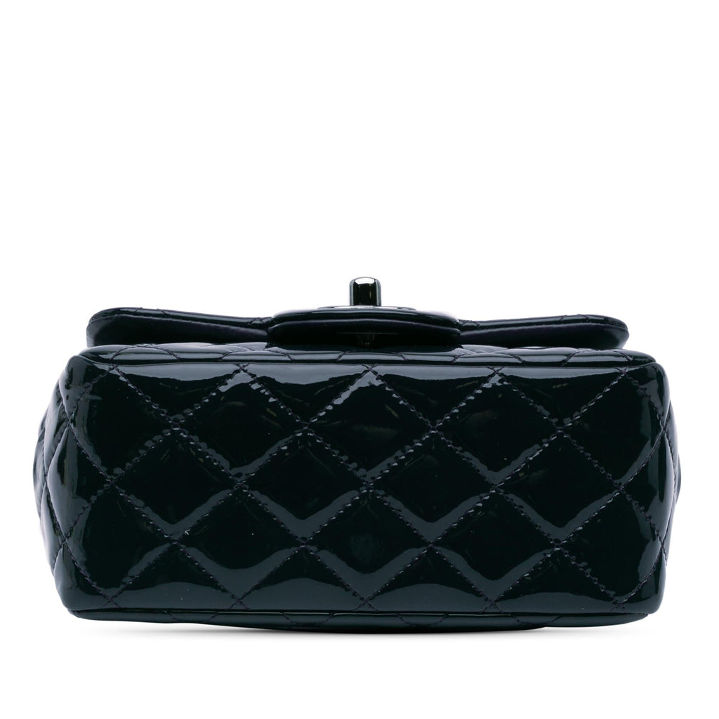 Chanel Mini Square Classic Patent Single Flap