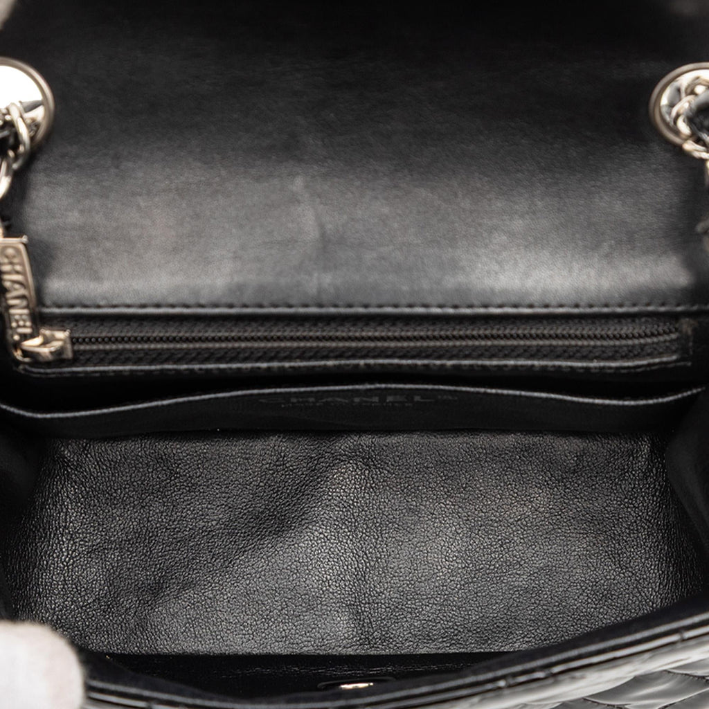 Chanel Mini Square Classic Patent Single Flap