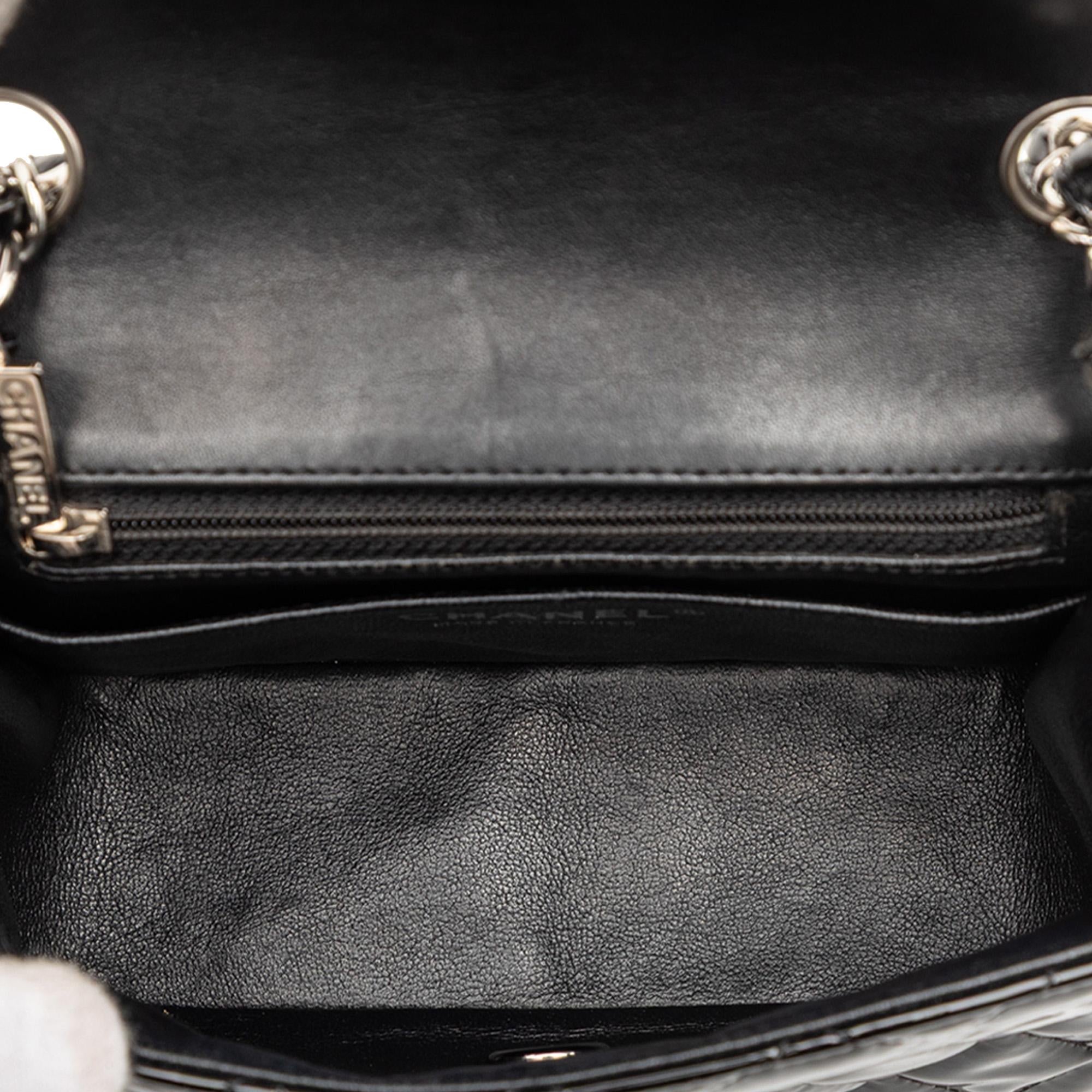 Chanel Mini Square Classic Patent Single Flap