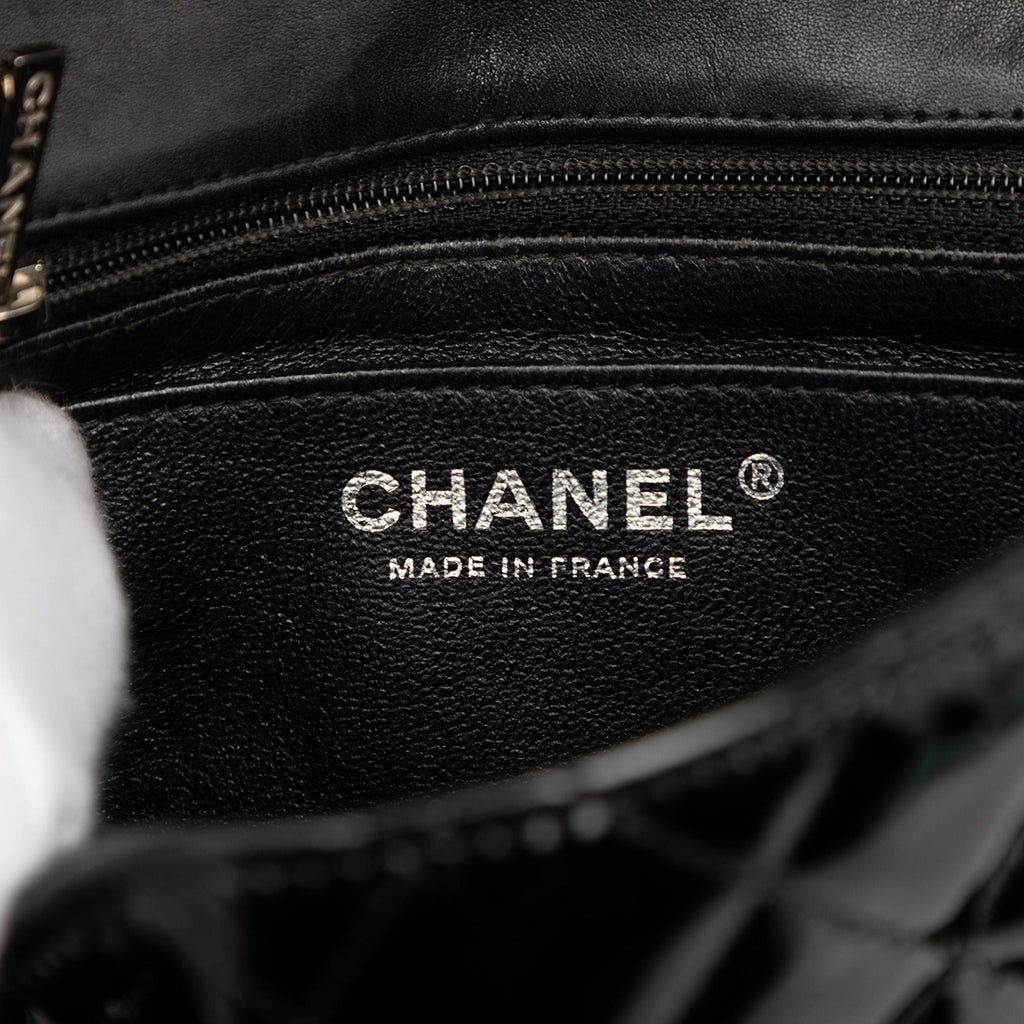 Chanel Mini Square Classic Patent Single Flap