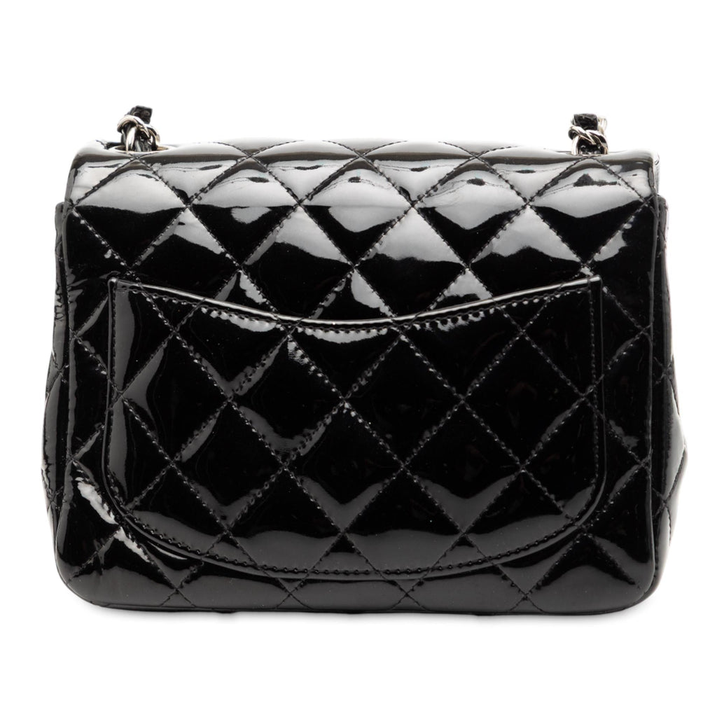 Chanel Mini Square Classic Patent Single Flap