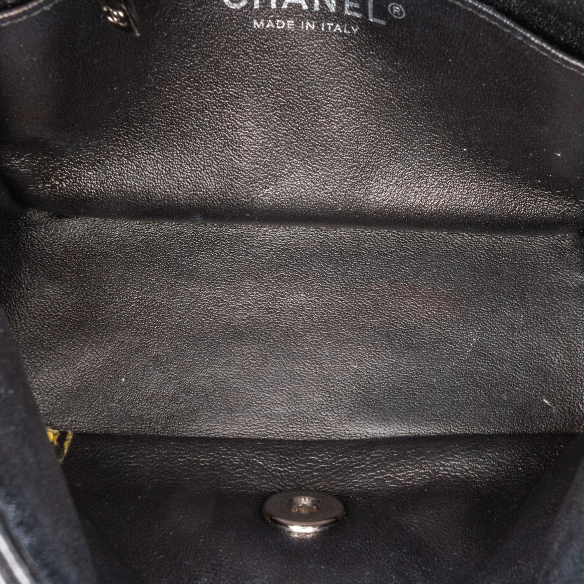 Chanel Mini Square Classic Patent Single Flap