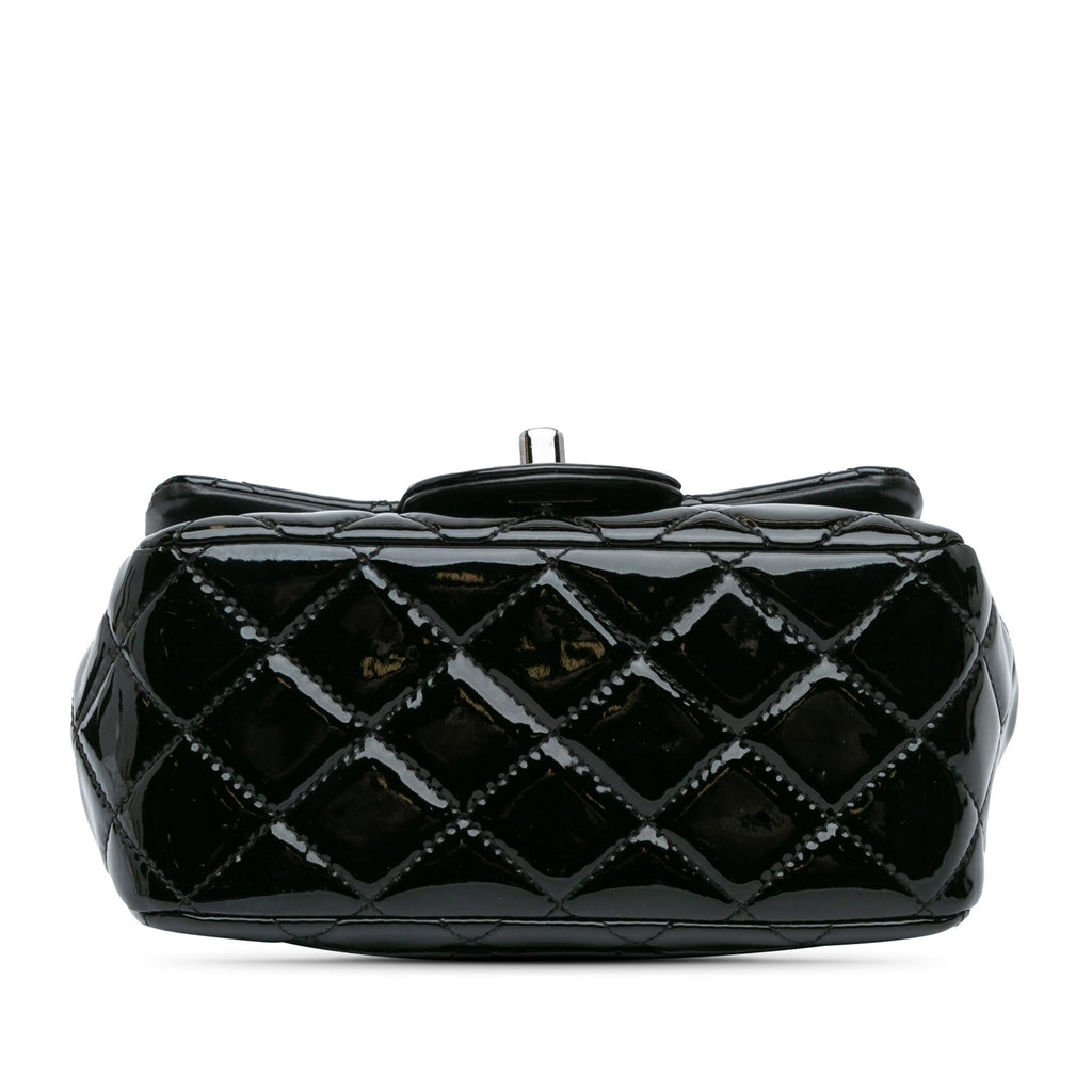 Chanel Mini Square Classic Patent Single Flap