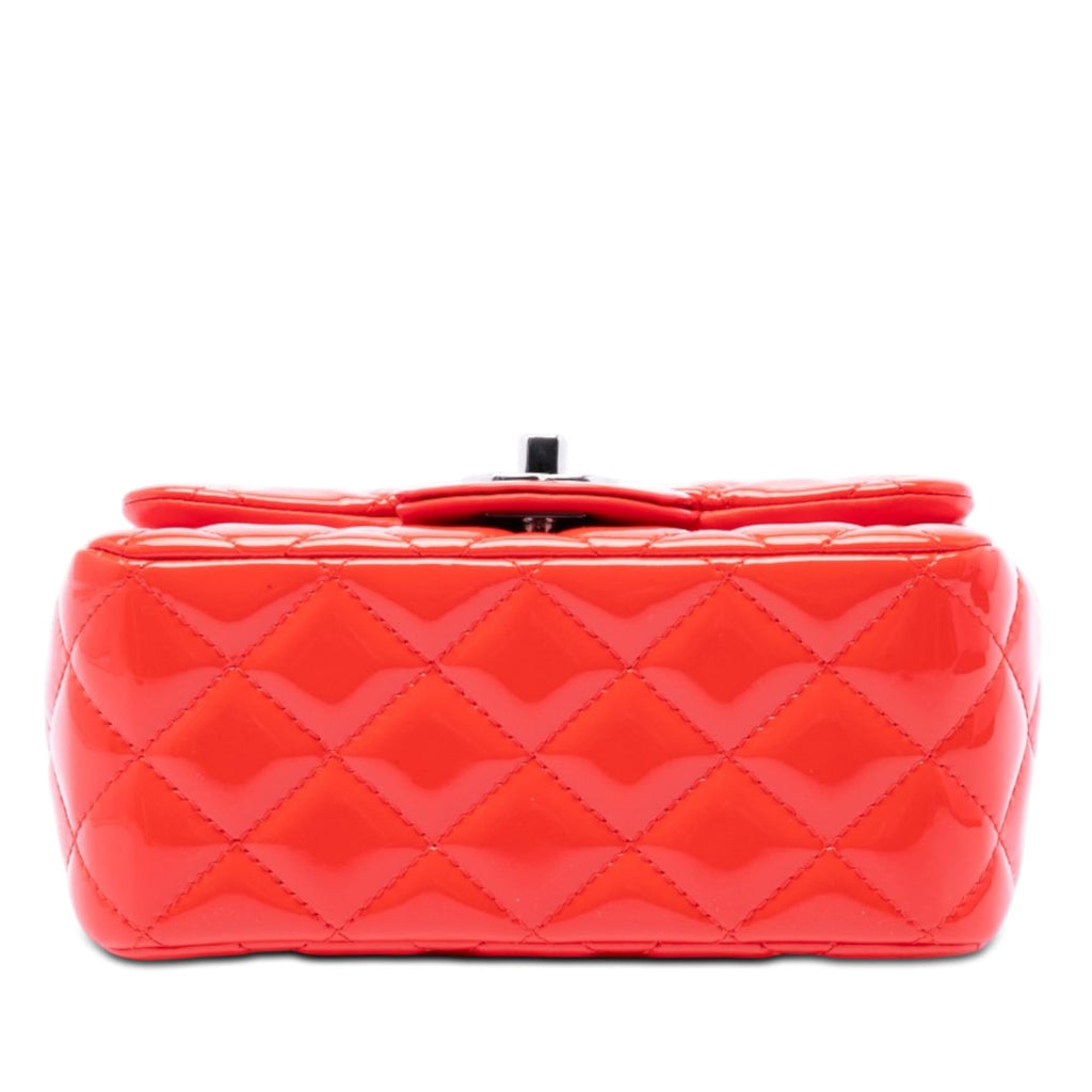 Chanel Mini Square Classic Patent Single Flap