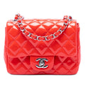 Chanel Mini Square Classic Patent Single Flap