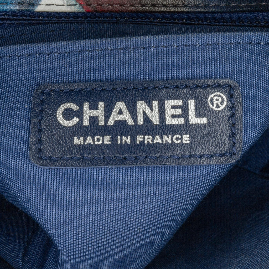 Chanel Mini Square Classic Printed Lambskin Airlines Flap (SHG-R7zeor)