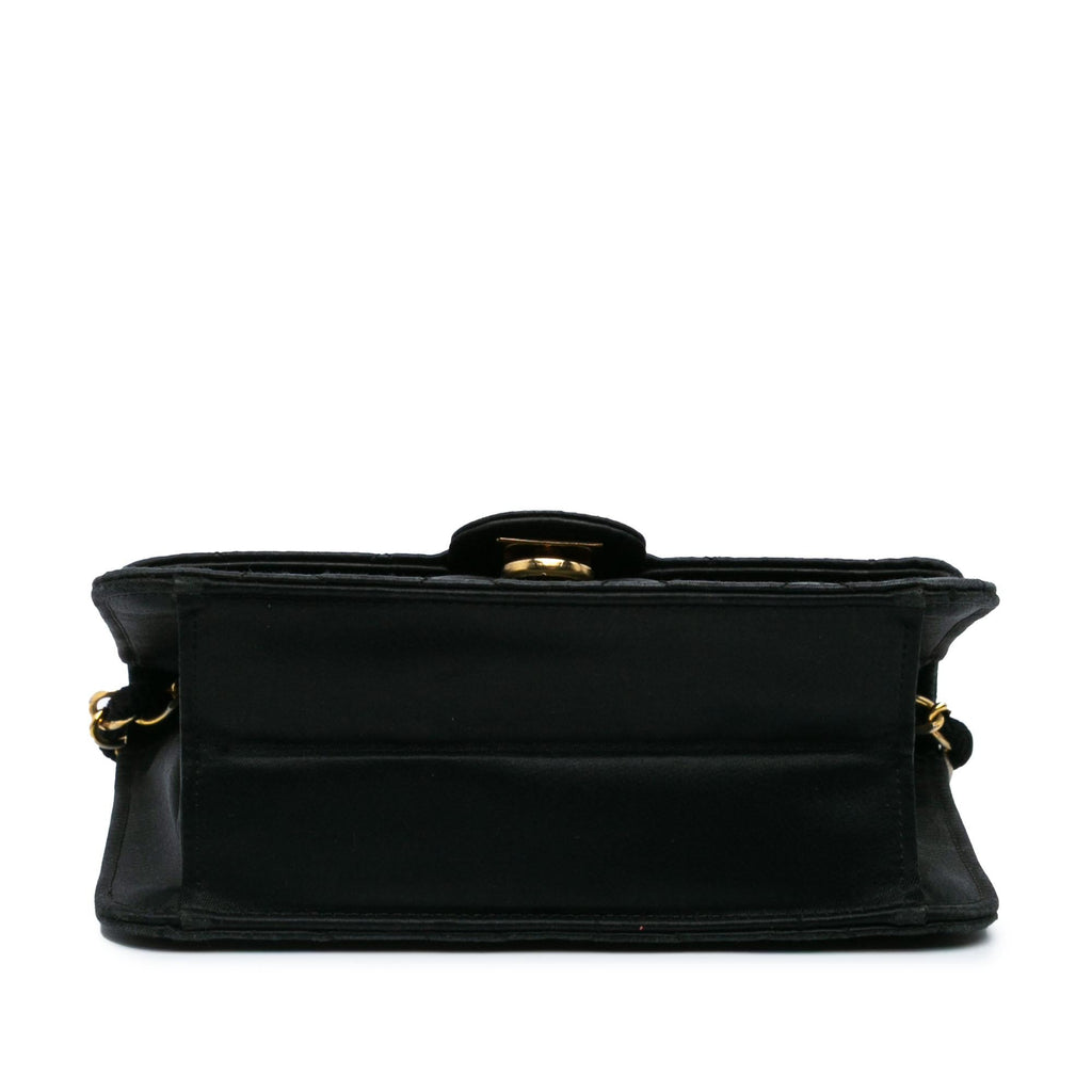 Chanel Mini Square Classic Satin Single Flap