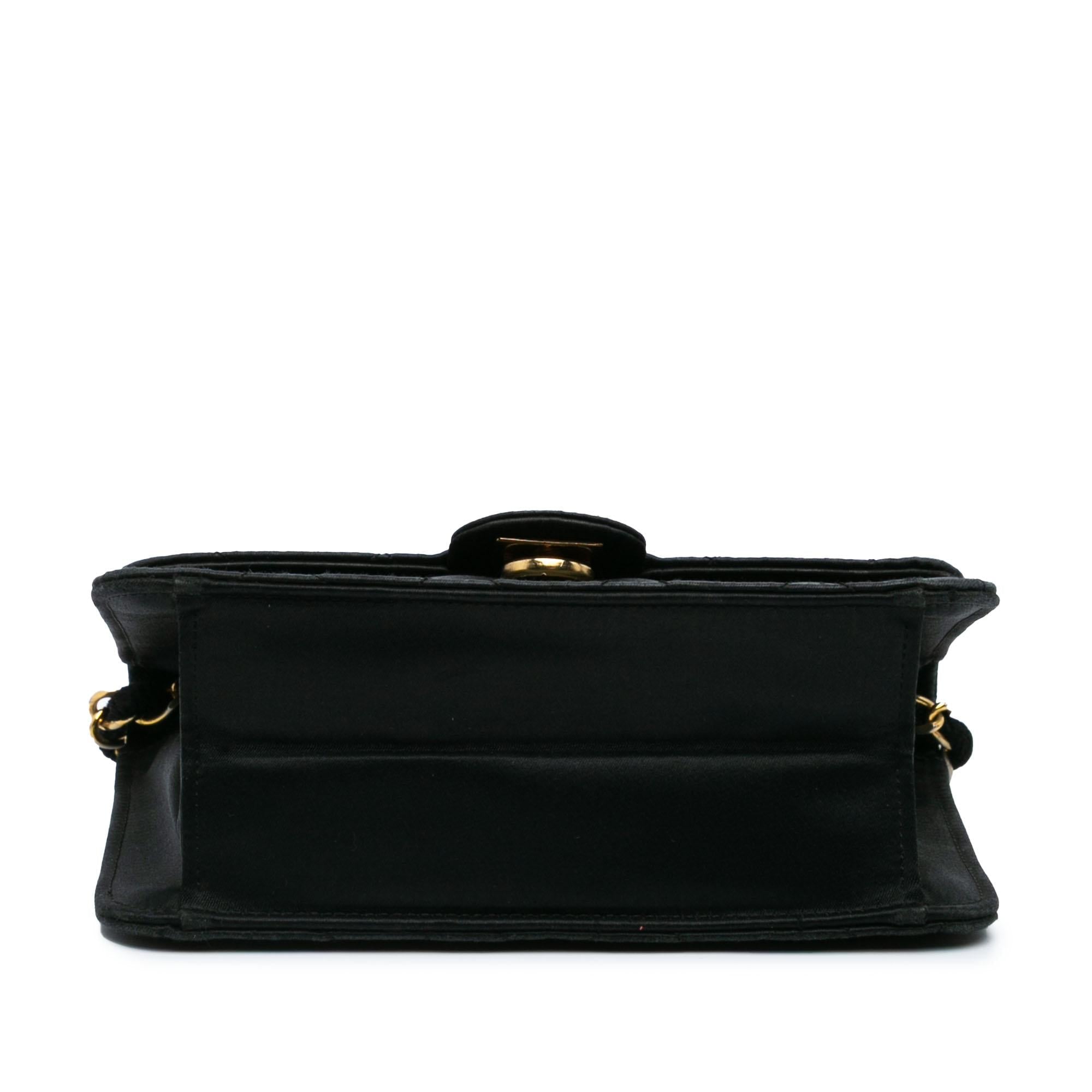 Chanel Mini Square Classic Satin Single Flap