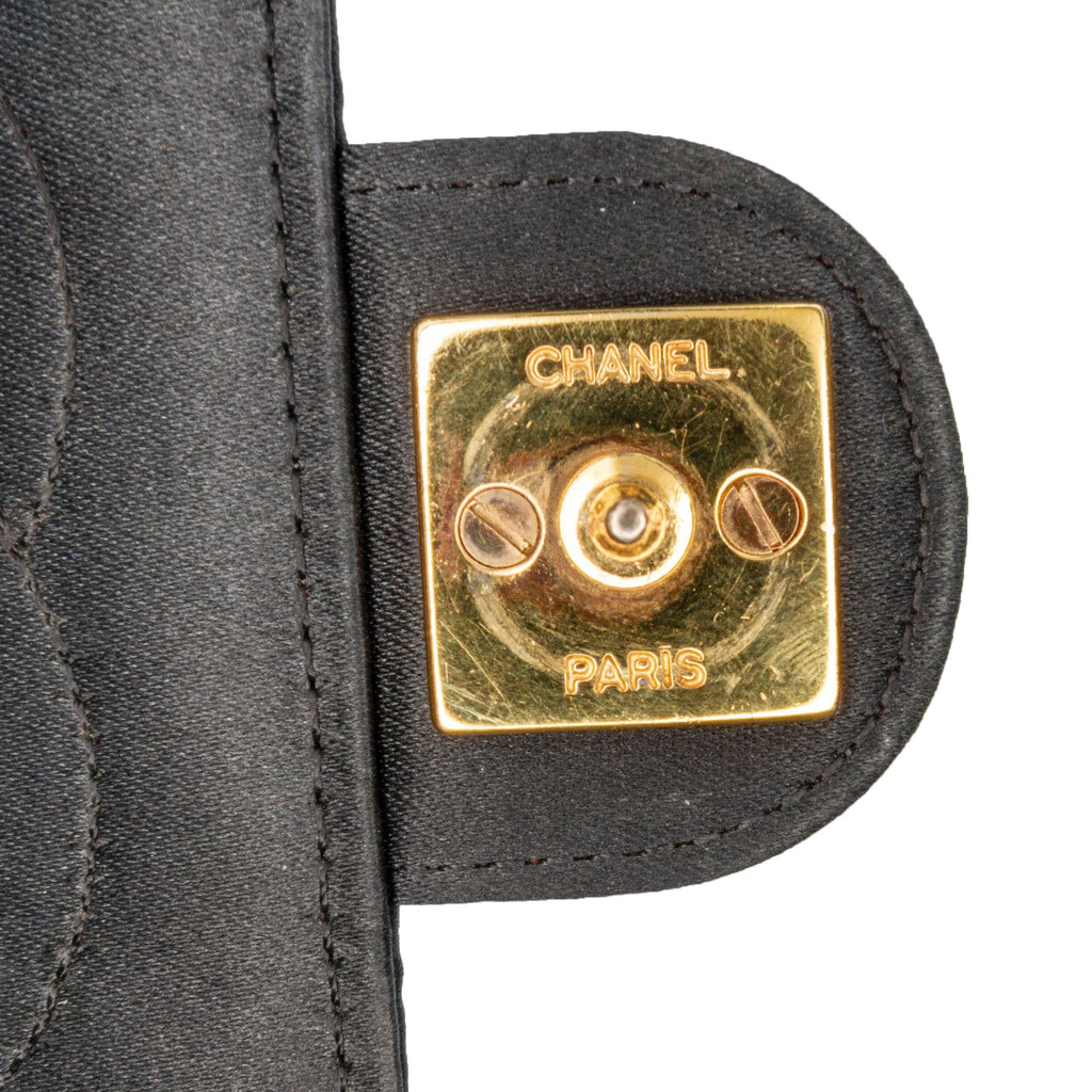 Chanel Mini Square Classic Satin Single Flap