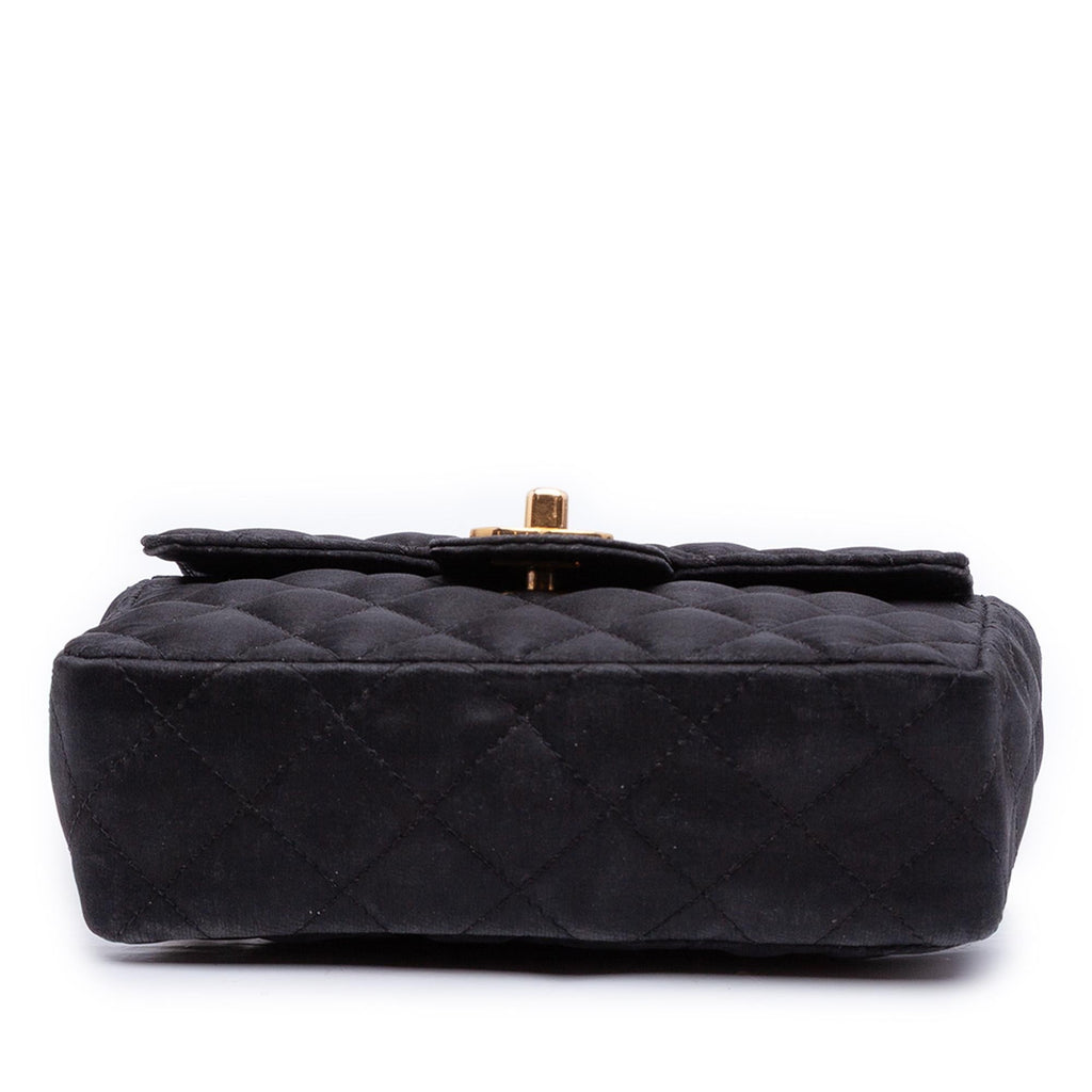 Chanel Mini Square Classic Satin Single Flap