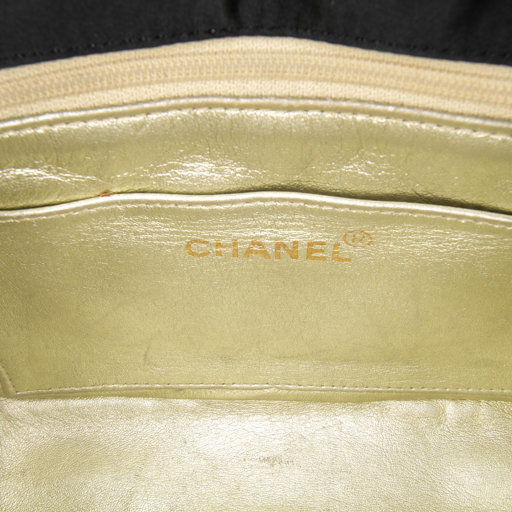 Chanel Mini Square Classic Satin Single Flap