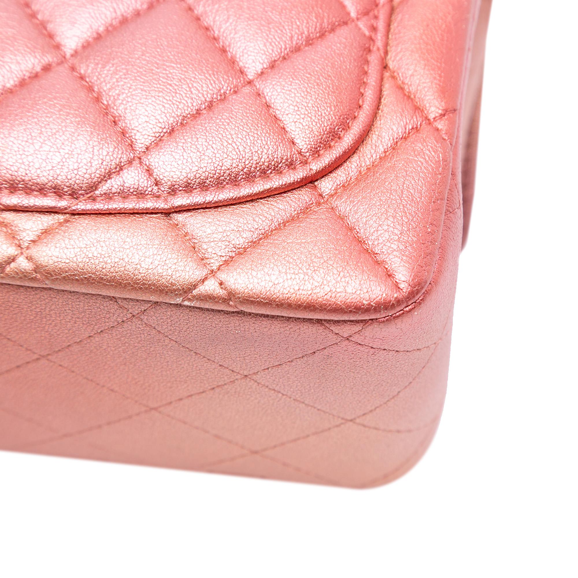 Chanel Mini Square Iridescent Calfskin Flap