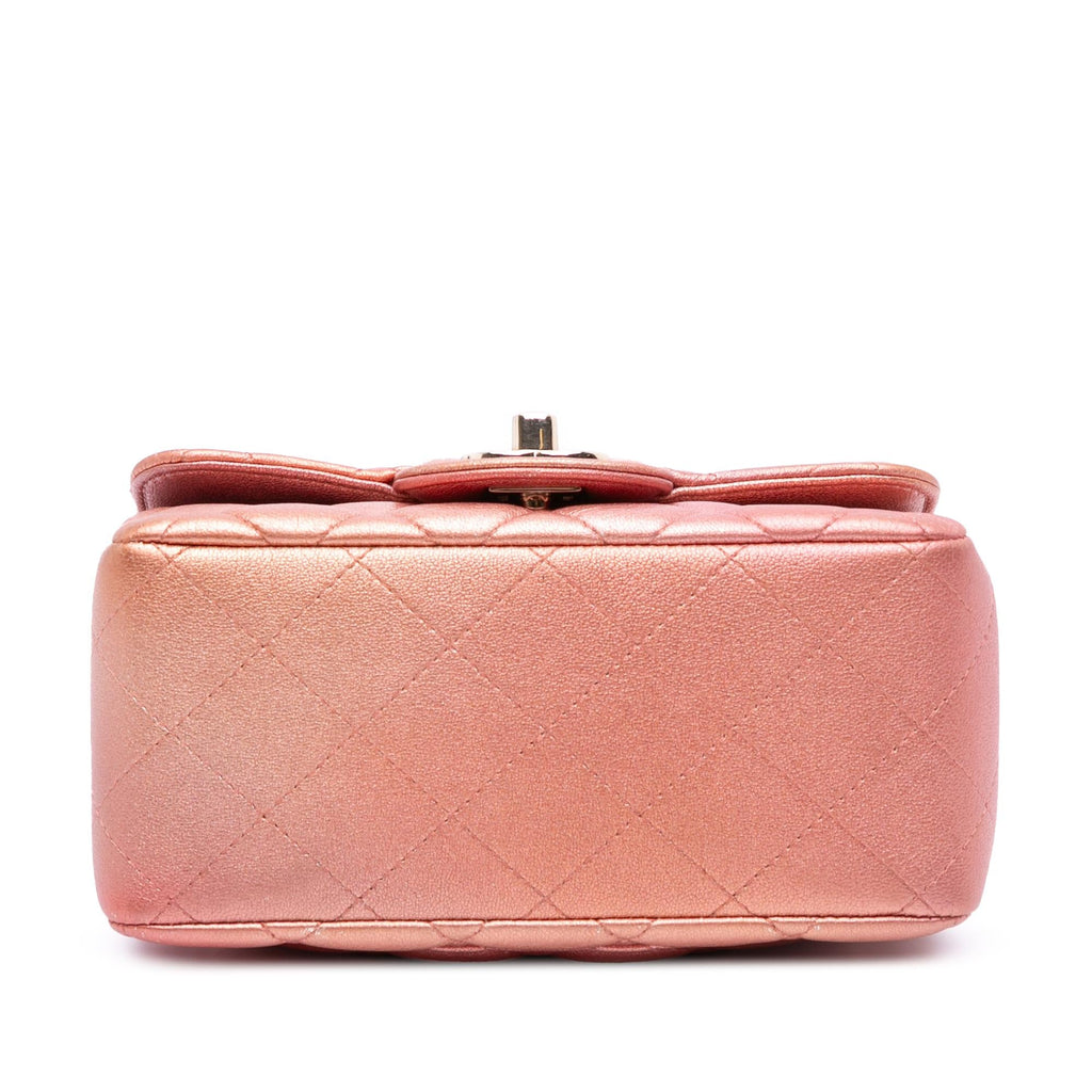 Chanel Mini Square Iridescent Calfskin Flap