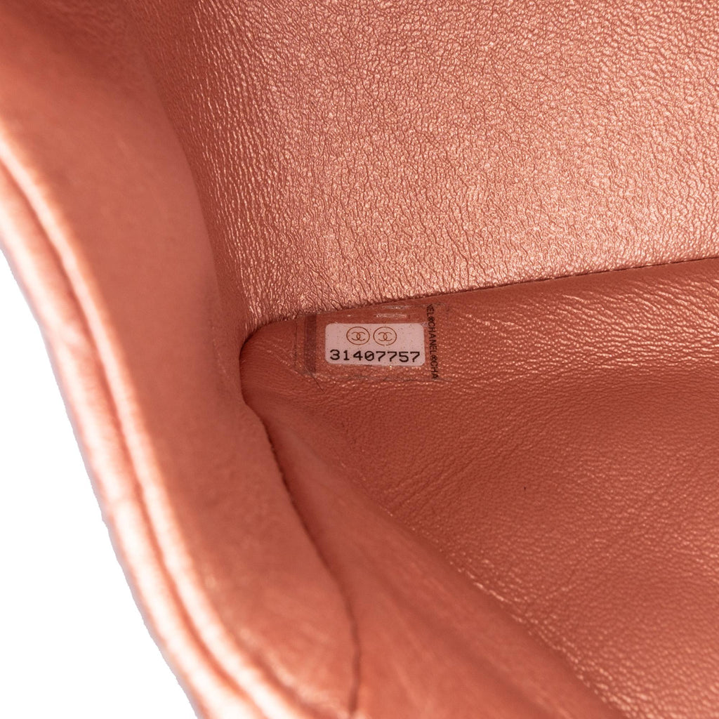 Chanel Mini Square Iridescent Calfskin Flap