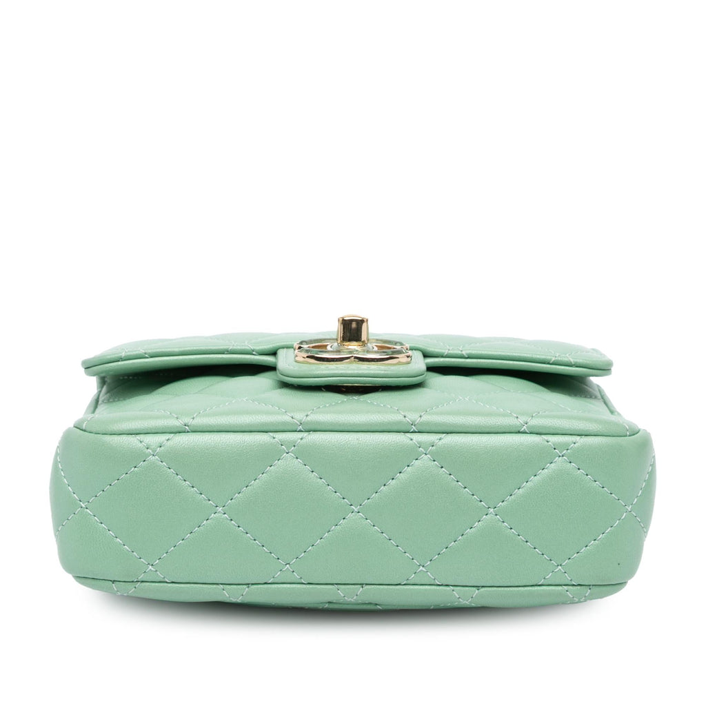 Chanel Mini Square Lambskin Candy Hearts Flap (SHG-1Ku7iU)