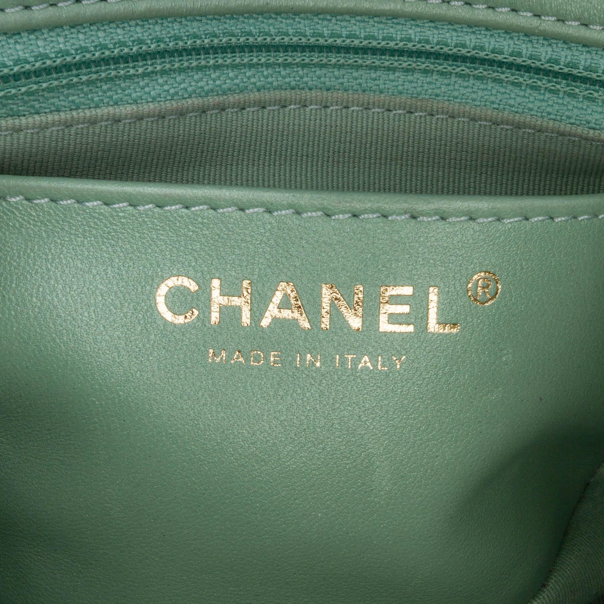 Chanel Mini Square Lambskin Candy Hearts Flap (SHG-1Ku7iU)