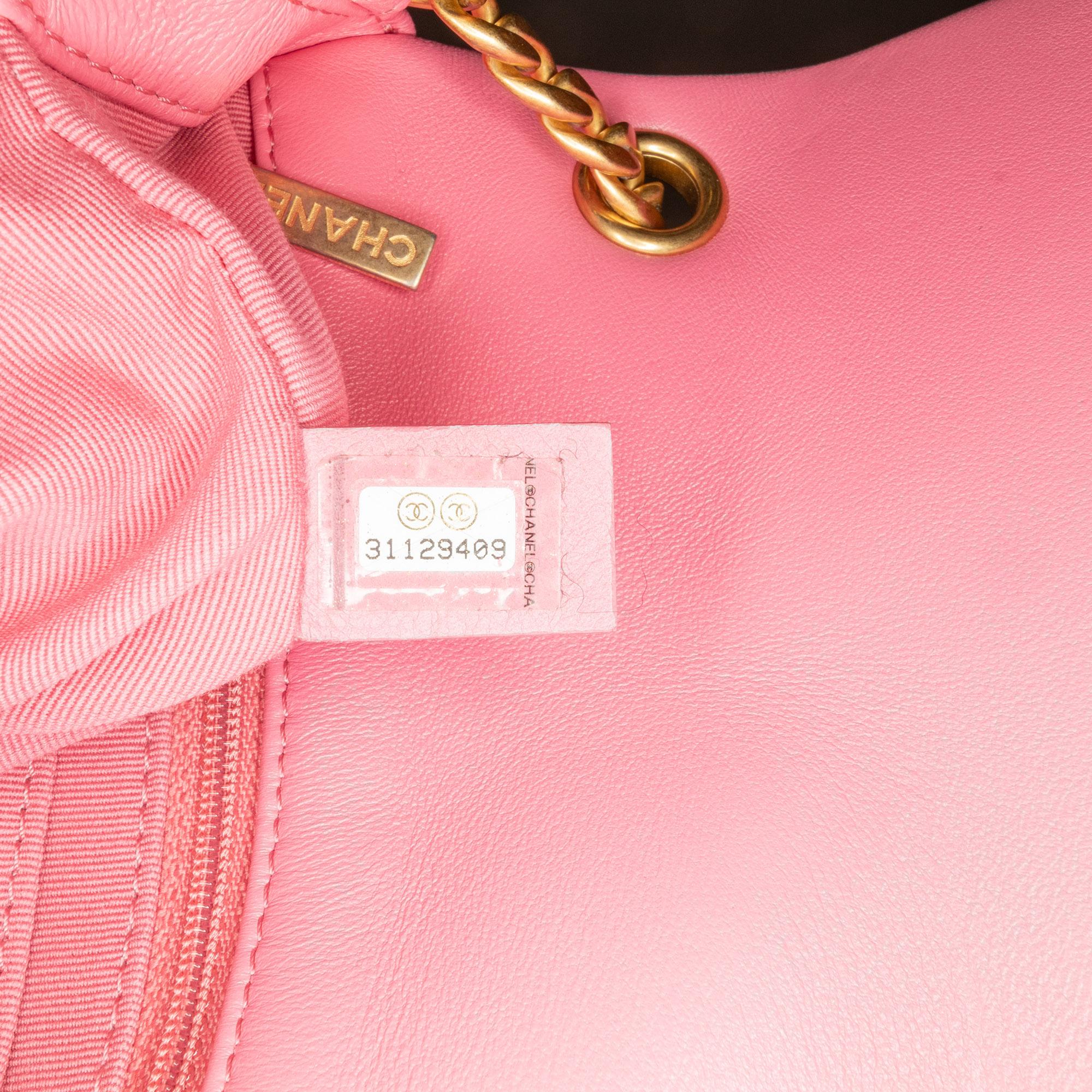 Chanel Mini Square Lambskin Pearl Samba Flap