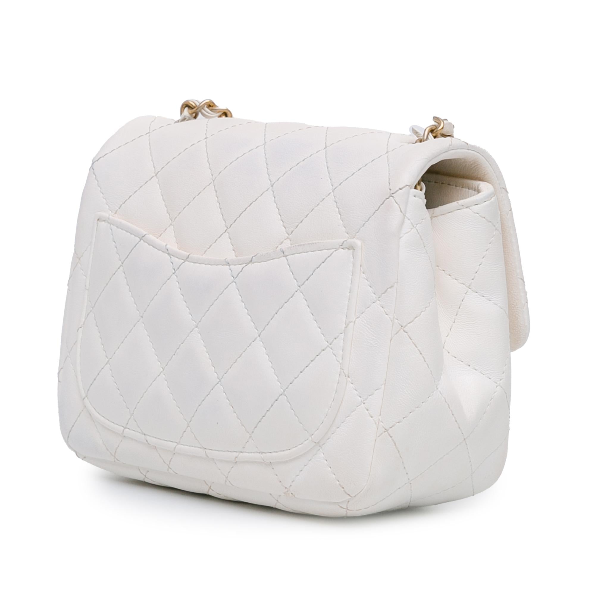 Chanel Mini Square Lambskin Romance Single Flap