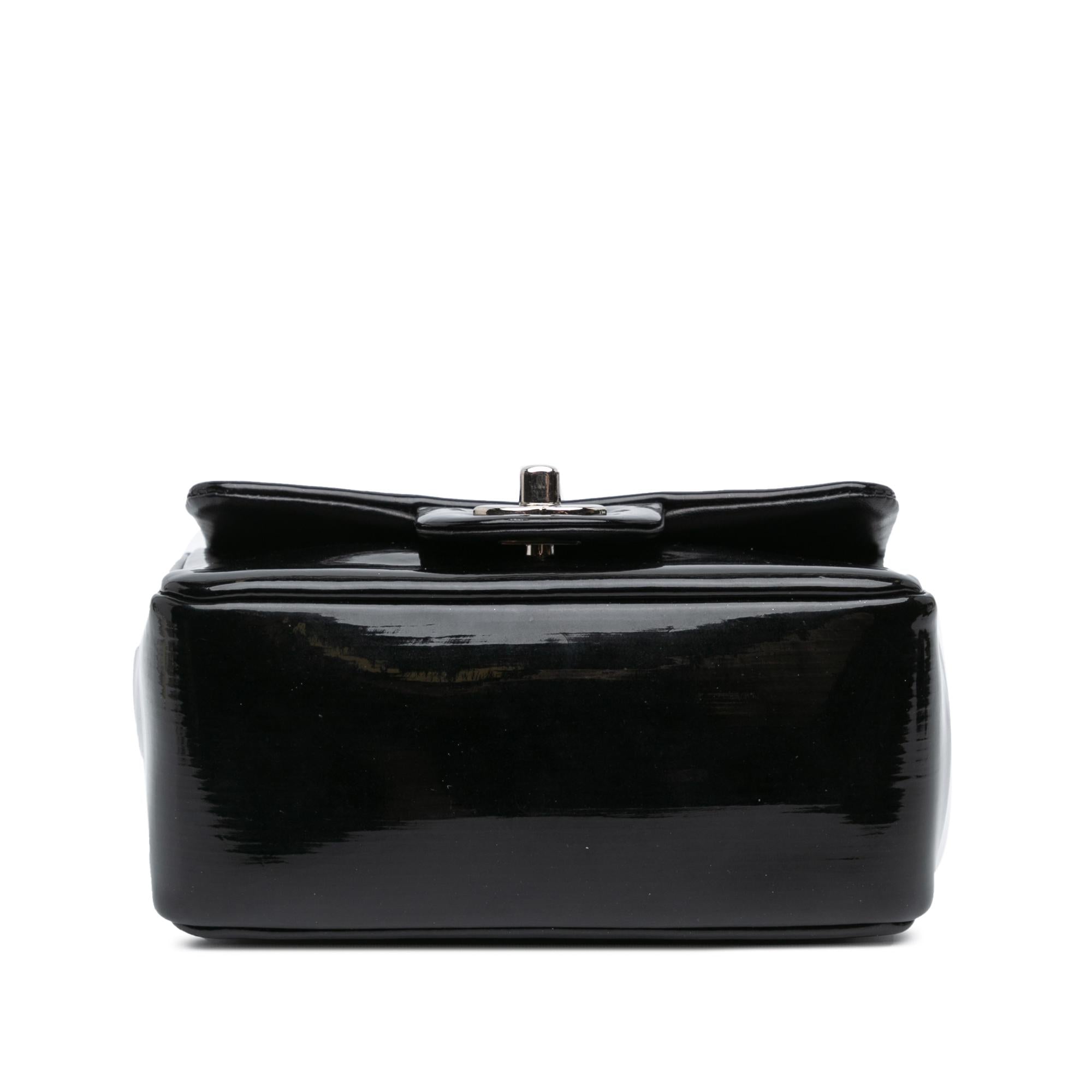 Chanel Mini Square Patent Single Flap