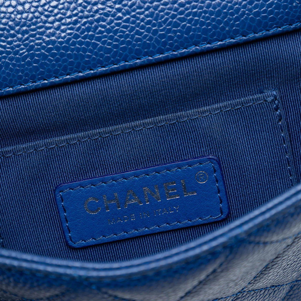 Chanel Mini Square Quilted Caviar CC Incognito Single Flap