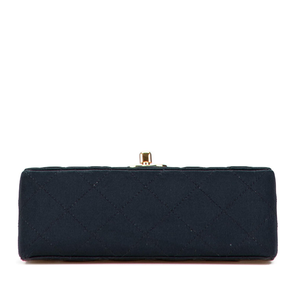 Chanel Mini Square Quilted Satin Single Flap