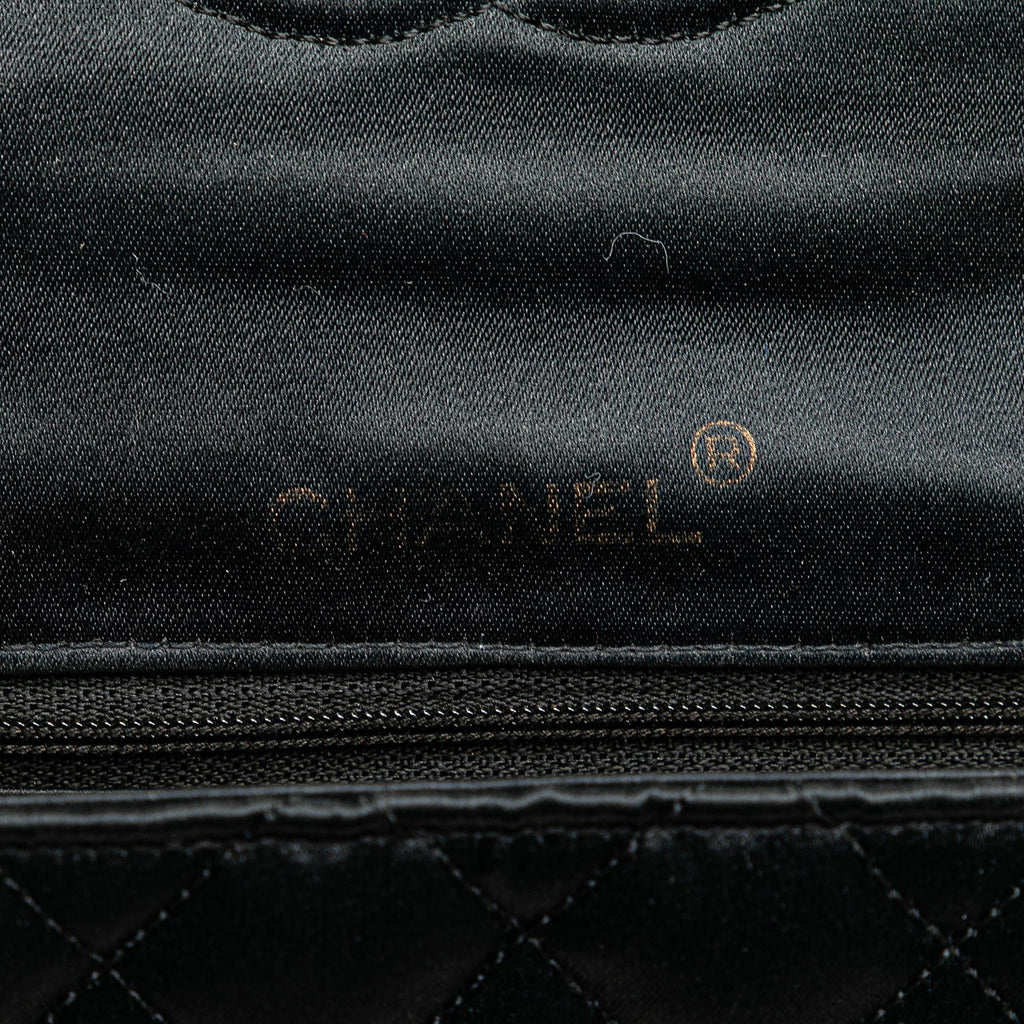 Chanel Mini Square Quilted Satin Single Flap