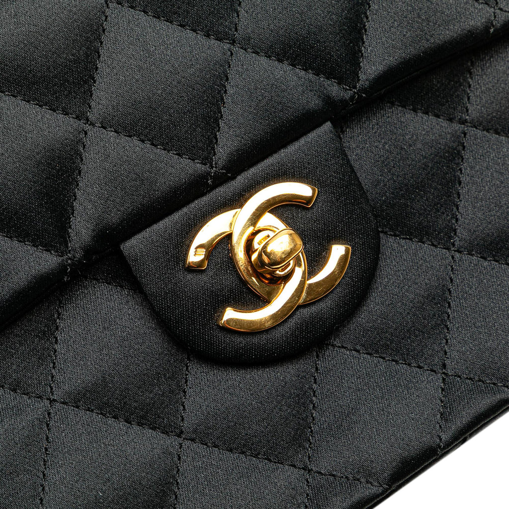 Chanel Mini Square Quilted Satin Single Flap