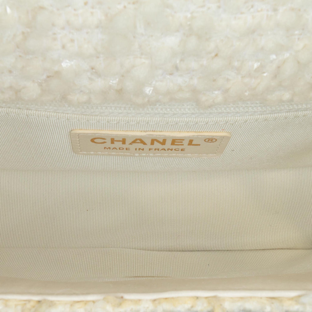 Chanel Mini Tweed Flap Crossbody (SHG-7gRh4A)