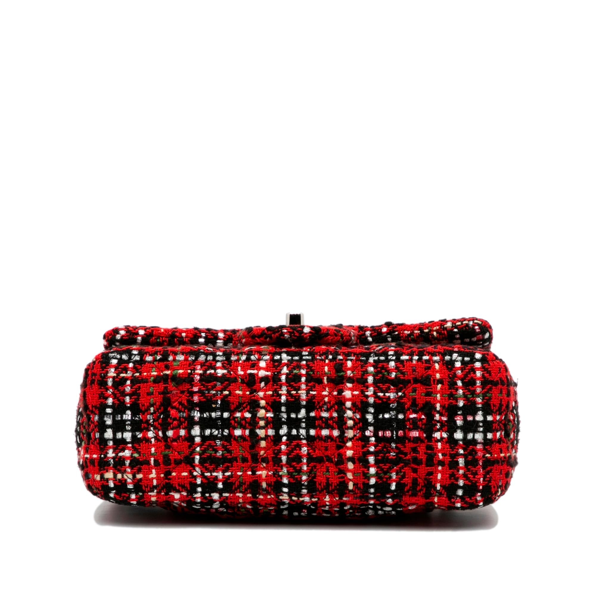 Chanel Mini Tweed Single Flap Bag (SHG-d5PjNU)