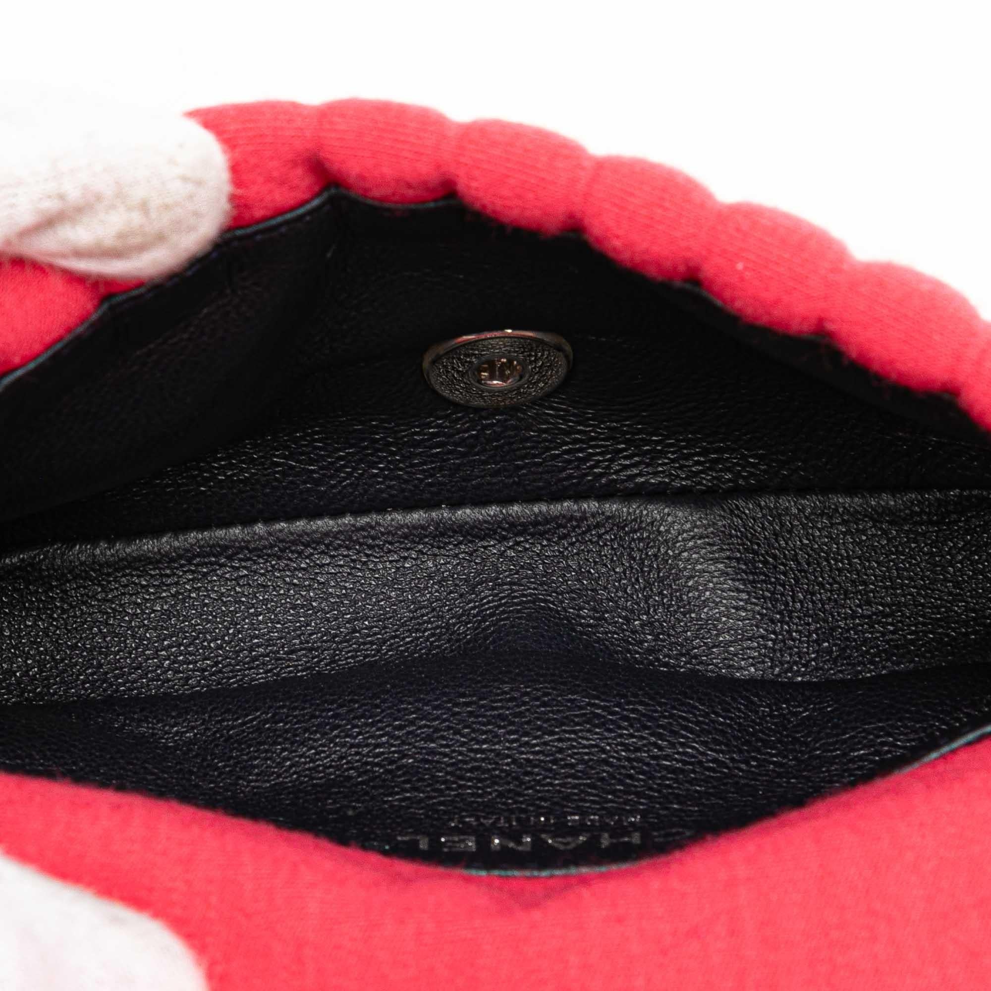 Chanel Mini Vertical Quilted Jersey Single Flap