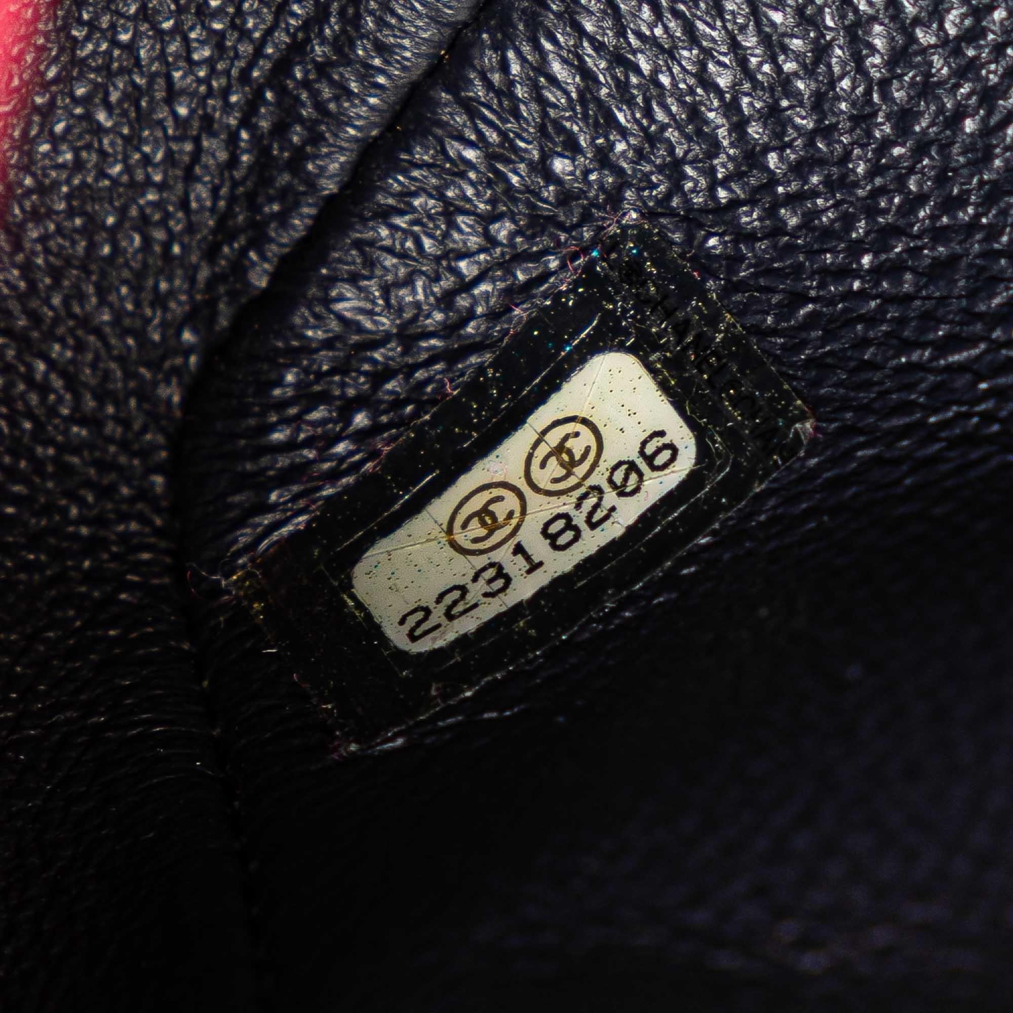Chanel Mini Vertical Quilted Jersey Single Flap