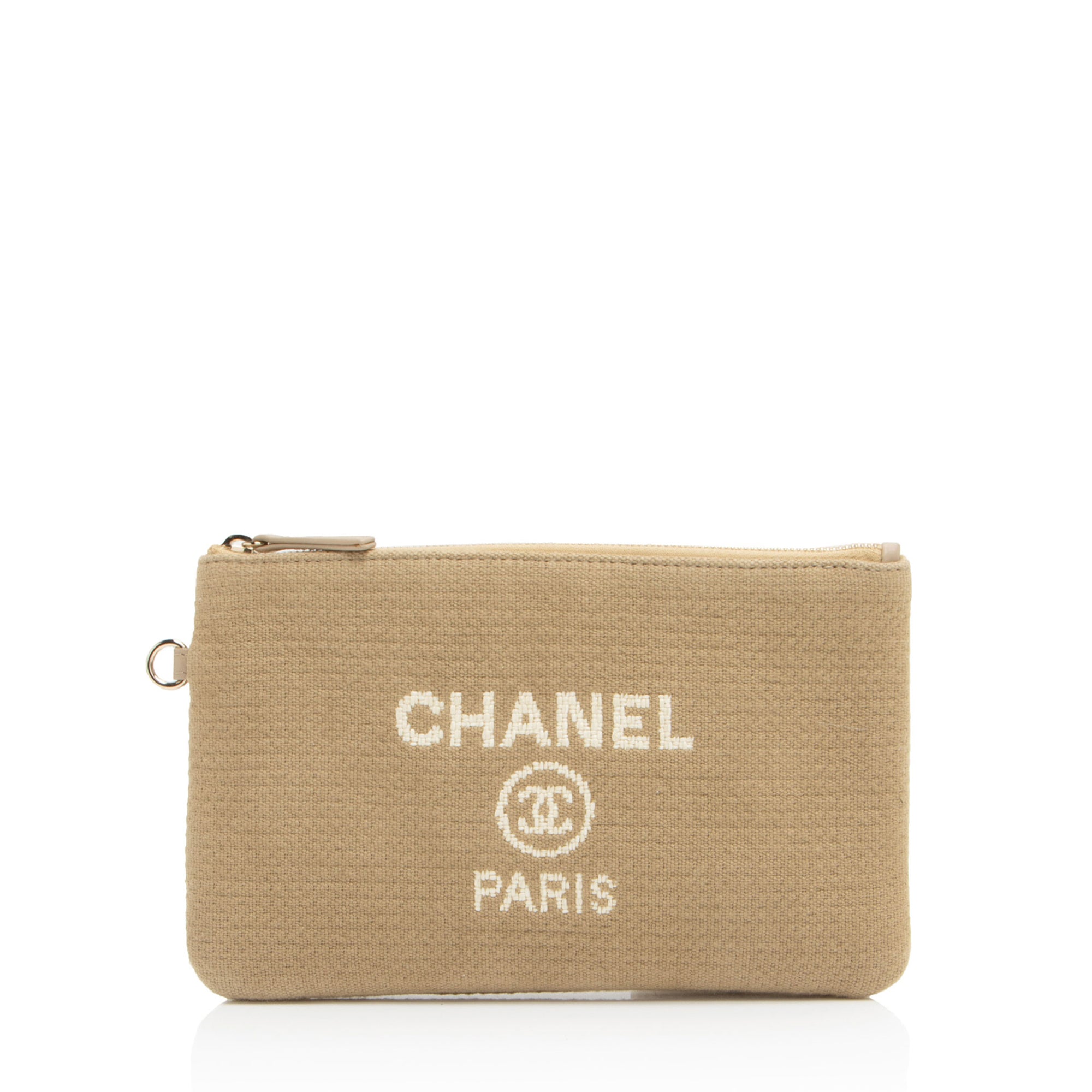 Chanel Mixed Fibers Deauville Pochette