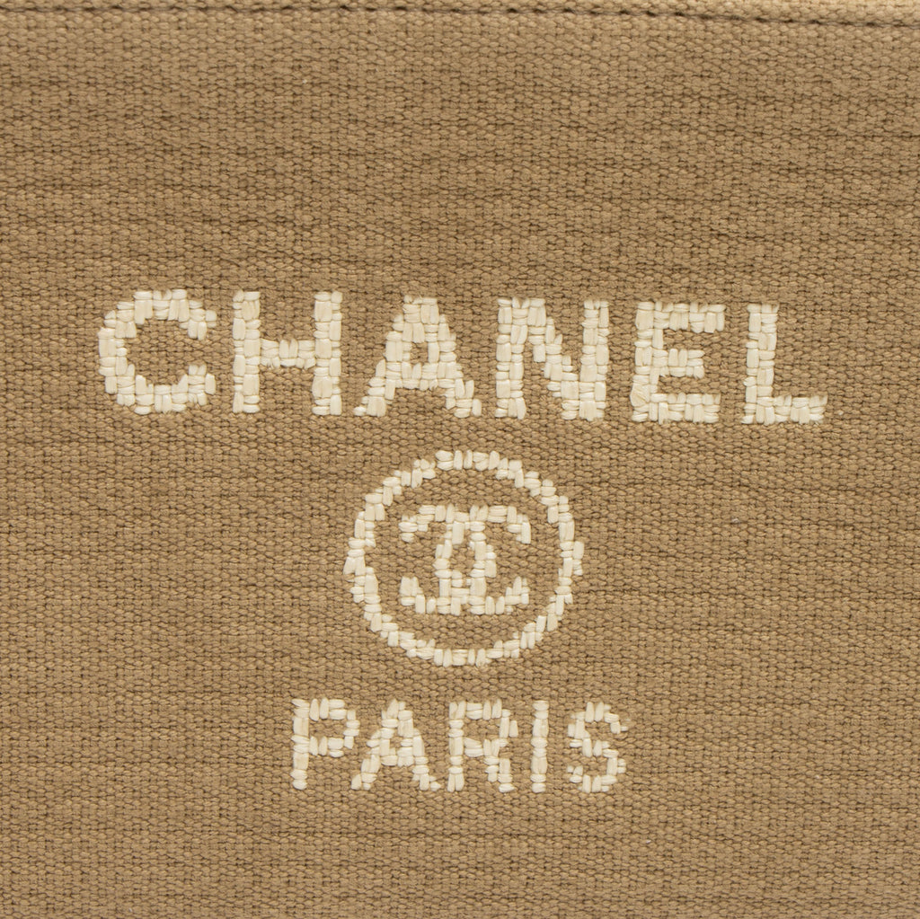 Chanel Mixed Fibers Deauville Pochette