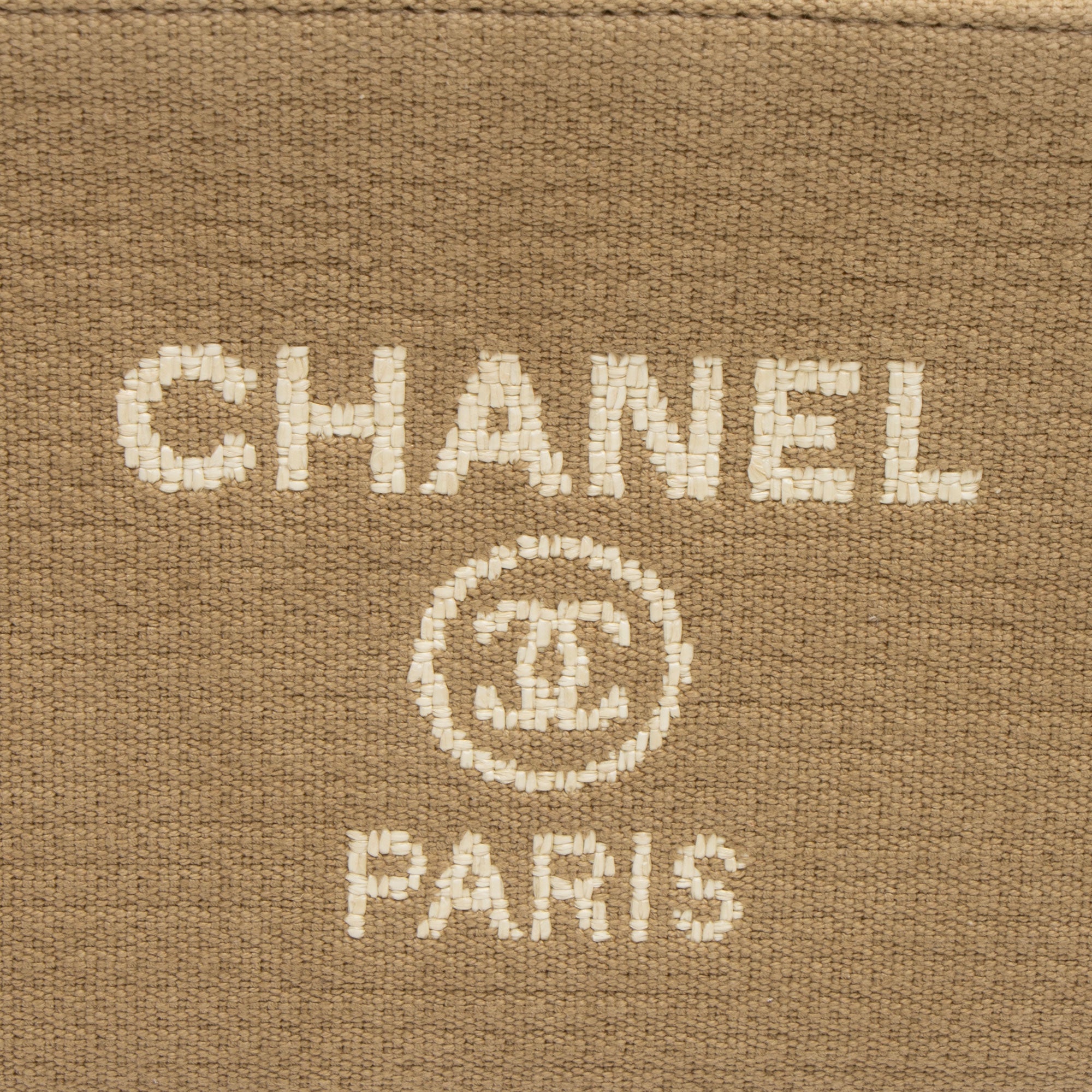 Chanel Mixed Fibers Deauville Pochette