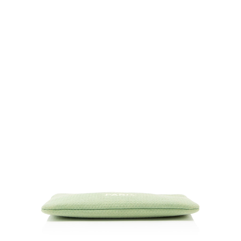 Chanel Mixed Fibers Deauville Pochette