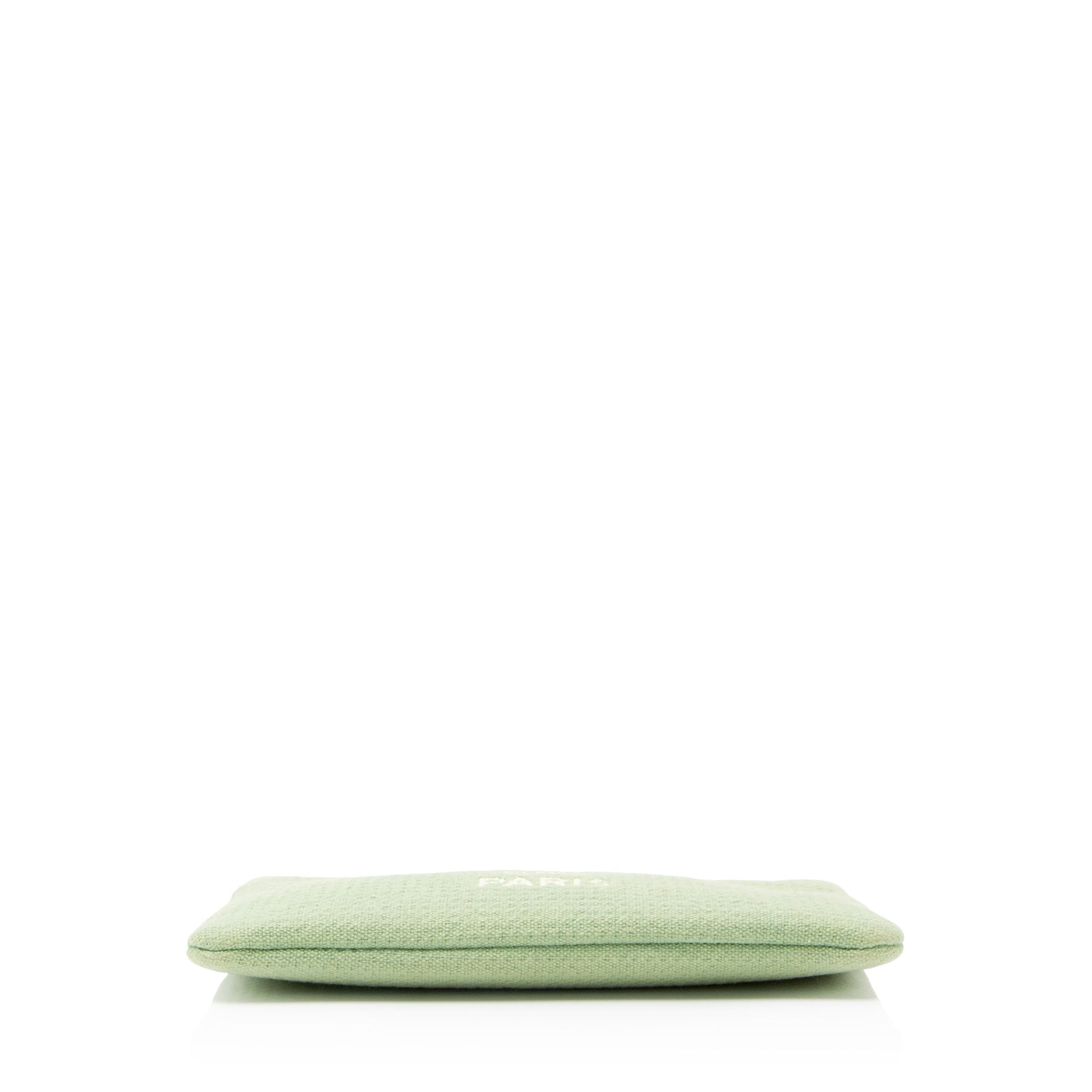 Chanel Mixed Fibers Deauville Pochette